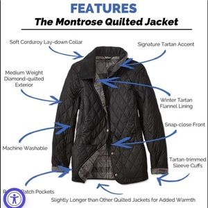 Barbour Women’s Quilted Jacked size 8
